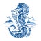 Explore: Dazzling Vector Icon of Majestic Seahorses - An Exquisite Art Style!
