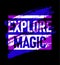 Explore magic motivational stroke typepace design, slogan t-shirt, posters, labels, etc.