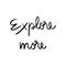 Explore more hand lettering on white background