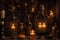 Explore the Mystical World of Halloween Magic Through Glass Bottles, Cauldron Brews, and Eerie Candles