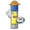 Explorer glue stick isolated on the mascot