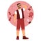 explorers characters Entrepreneur, mbti concept flat vector