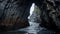 Exploring The Enigmatic Arctic Cave: A Photorealistic Cinematic Journey