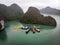 Exploring the islands and grottoes of Halong Bay is best done using one of the traditional junks that ply the narrow channels