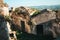 Exploring the Ruins of Craco: Close-Up of a Typical Abandoned Italian Village Street