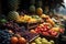 Exploring the streets for fresh fruits, a lively market experience