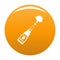 Explosion champagne icon vector orange