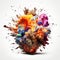 An Explosion of Colorful Powders, Generative AI