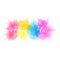 Explosion of colors on white background. Multicolor spray. Background for Happy Holi. Holiday of colors. Colorful fog and