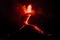 Explosion Etna night