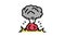 explosion smoke color icon animation