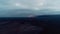 Explosions in an ammo storage, distant shooting, aerial shot