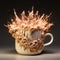 Explosive Coffee Art: Java in Chaotic Motion