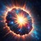 Explosive Cosmic Event Illuminates Space AI Generated