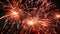 Explosive fireworks illuminate the night, igniting vibrant celebration generated by AI