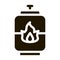 explosive gas tank icon vector illustration