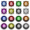 Export database glossy button set