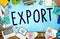 Export Import Logistics Transportation Freight Concept