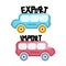 Export Import Vector Bus Icons
