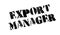 Export Manager rubber stamp