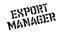 Export Manager rubber stamp