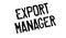 Export Manager rubber stamp