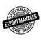 Export Manager rubber stamp