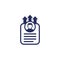 export personal data icon on white