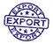 Export Stamp Showing Global Distribution