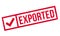 Exported rubber stamp