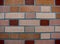 Exposed brick wall background. Flemish bond