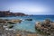 Exposed lighthouse at the Teno on Tenerife