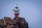 Exposed lighthouse at the Teno on Tenerife