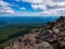 Exposed Narrow Mountain Ridge, Knife`s Edge, Katahdin