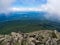 Exposed Narrow Mountain Ridge, Knife`s Edge, Katahdin