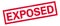 Exposed rubber stamp