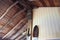 Exposed Wood Cabin Ceiling