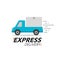 Express delivery icon concept. Pickup service, order, worldwide