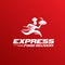 Express Food Delivery vector