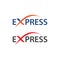 Express logo vector