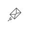 Express mail outline icon