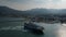 Express Skiathos Ferry boat from Hellenic Seaways company arrives at the port of Skopelos island in Chora, Sporades, Greece