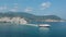 Express Skiathos Ferry boat from Hellenic Seaways company arrives at the port of Skopelos island in Chora, Sporades, Greece