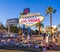 Expression of condolences at Las Vegas sign after Terror attack - LAS VEGAS - NEVADA - OCTOBER 12, 2017