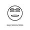 Expressionless emoji icon from Emoji collection.