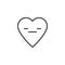 Expressionless Face emoticon outline icon