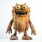 Expressive And Detailed Wooden Monster In Seth Macfarlane Style
