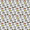 Expressive faces hand drawn seamless pattern wallpaper