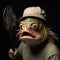 Expressive Facial Animation: Cricket Holding A Fish