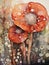 Expressive Watercolor Rafflesia Petals AI Generated